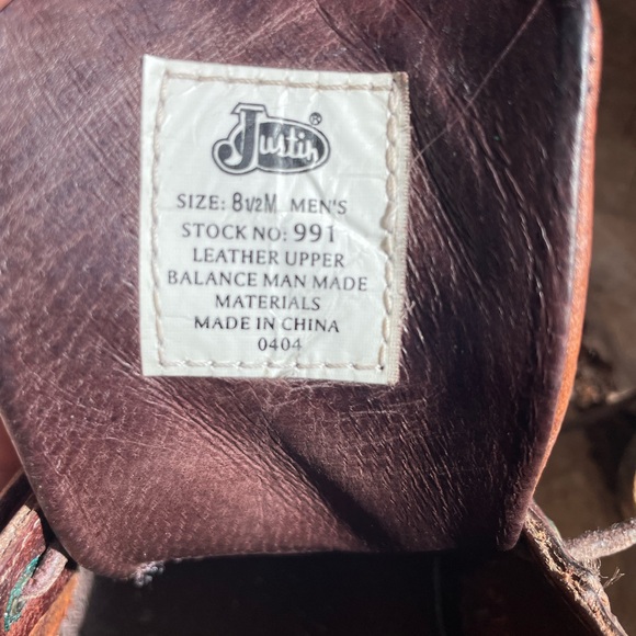 COPY - Men`s Justin Chukka Rustic Brown - Picture 7 of 7